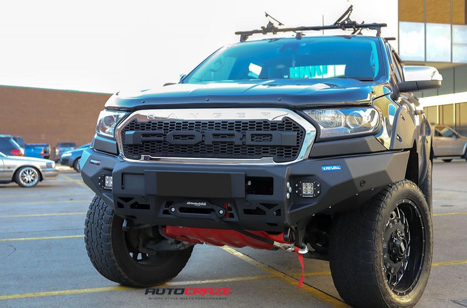 FORD RANGER RAPTOR GD03 GLOSS BLACK MILLED ACCENTS